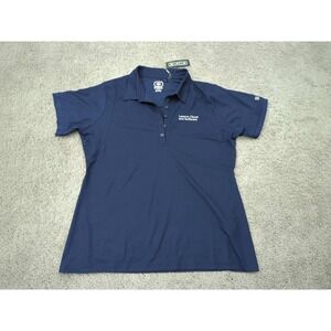 Lenovo Cloud and Software Polo‎ Shirt Womens 2XL Blue Short Sleeve Casual NWT
